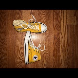 Yellow High Top Converse